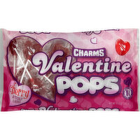 Charms Pops, Valentine, Cherry, 11.5 Ounce