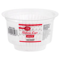 Betty Crocker Baking Cups, White, 100 Each