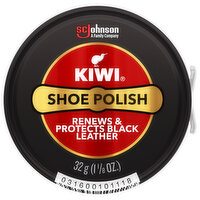 Kiwi Shoe Polish, Black, 1.125 Ounce