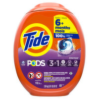 Tide PODS Laundry Detergent Soap Pacs 112 Count, Spring Meadow Scent, 112 Each
