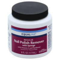 Equaline Nail Polish Remover, Regular, with Sponge, 6 Ounce