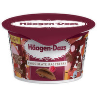 Haagen-Dazs Cultured Creme, Chocolate Raspberry, 4 Ounce