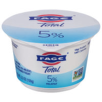 Fage Total Yogurt, Greek, Whole Milk, Strained, 5.3 Ounce