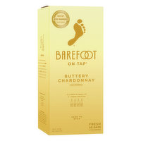 Barefoot Cellars On Tap Buttery Chardonnay White Wine, 3 Litre