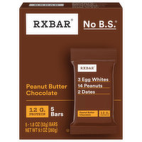 Rxbar Protein Bars, Peanut Butter Chocolate, 5 Each