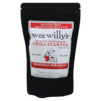 Wee Willy's Chili Starter, Original Formula, 4.25 Ounce