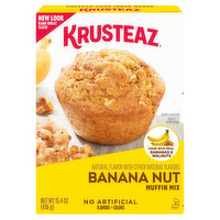 Krusteaz Banana Nut Muffin Mix, 15.4 Ounce