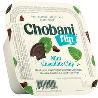 Chobani Flip Yogurt, Greek, Mint Chocolate Chip, 4.5 Ounce