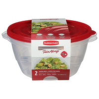 Rubbermaid  TakeAlongs Containers & Lids, Serving Bowls, 15.7 Cups, 2 Each