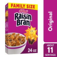 Raisin Bran Breakfast Cereal, Original, Family Size, 24 Ounce