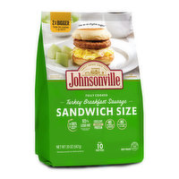 Johnsonville Turkey Breakfast Sausage Patties, 10 Patties, 20 Ounce