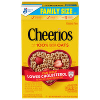 Cheerios Cereal, Family Size, 18 Ounce