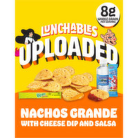 Lunchables Nachos with Cheese & Salsa Meal Kit with Water, Fruit Roll Up Sour, & Kool-Aid Tropical Punch Single, 13.92 Ounce