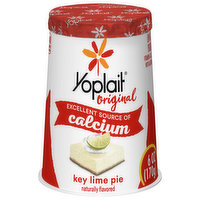 Yoplait Yogurt, Low Fat, Key Lime Pie, 6 Ounce