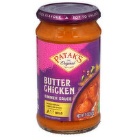 Patak's Simmer Sauce, Butter Chicken, Mild, 15 Ounce