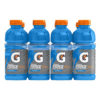 Gatorade Fierce Thirst Quencher, Bold & Intense, Blue Cherry, 6 Each