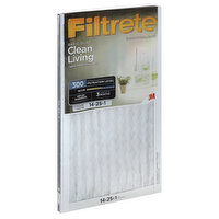 Filtrete Clean Living Air Cleaning Filter, Electrostatic, Basic Dust, 14 x 25 x 1, 1 Each