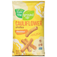 Real Food From the Ground Up Cauliflower Stalks, Cheddar Flavor, 4 Ounce