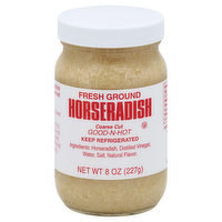Silver Spring Horseradish, Fresh Ground, Coarse Cut, 8 Ounce