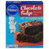 Pillsbury Brownie Mix, Chocolate Fudge, Family Size, 18.4 Ounce