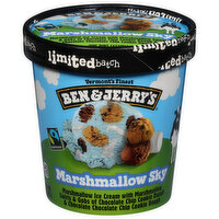 Ben & Jerry's Ice Cream, Marshmallow Sky, Limited Batch, 1 Pint