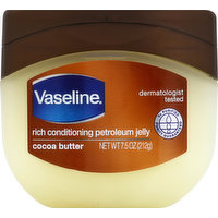 Vaseline Petroleum Jelly, Rich Conditioning, Cocoa Butter, 7.5 Ounce
