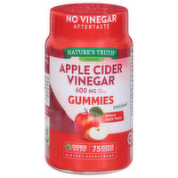 Nature's Truth Apple Cider Vinegar, 600 mg, Vegan Gummies, Natural Apple Flavor, 75 Each
