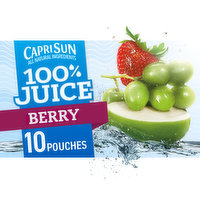 Capri Sun Berry Naturally Flavored Juice Blend, 10 Each