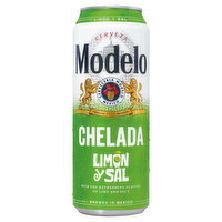 Modelo Light Lager Chelada Limone, 24 Fluid ounce