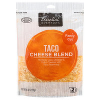Essential Everyday Cheese Blend, Taco, Fancy Cut, 8 Ounce