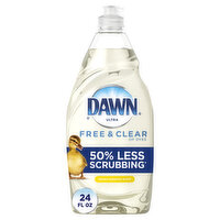 Dawn Free & Clear Dawn Free & Clear Dishwashing Liquid Dish Soap, Lemon Essence, 24 oz, 24 Fluid ounce