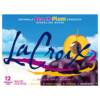 LaCroix Sparkling Water, Beach Plum, 12 Each