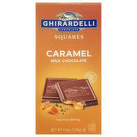 Ghirardelli Milk Chocolate, Caramel, Squares, 4.8 Ounce