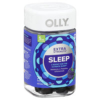 Olly Sleep, Extra Strength, Gummies, Blackberry Zen, 70 Each