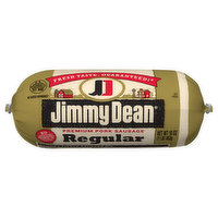 Jimmy Dean Premium Pork Regular Sausage Roll, 16 oz., 16 Ounce