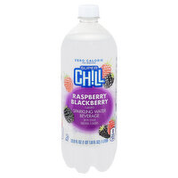 Super Chill Sparkling Water Beverage, Raspberry Blackberry