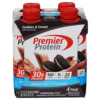 Premier Protein High Protein Shake, Cookies & Cream, 4 Pack, 4 Each