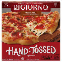 DiGiorno Pizza, Hand-Tossed Style Crust, Three Meat, 18.1 Ounce