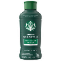 Starbucks Iced Coffee, Medium Roast, Sweetened, Black, 48 Fluid ounce