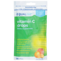 Equaline Vitamin C Drops, Citrus Flavored, 30 Each