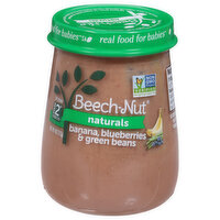 Beech-Nut Naturals Banana, Blueberries & Green Beans, Stage 2 (6 Months+), 4 Ounce