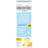 Honey Works Plus Cough Syrup, Dark Honey, Daytime, 12+ Years, 8 Fluid ounce