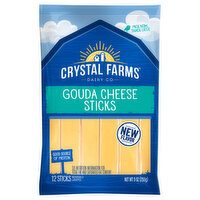 Crystal Farms Cheese Sticks, Gouda, 12 Each