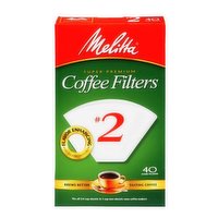 Melitta Coffee Filters, 40 Each