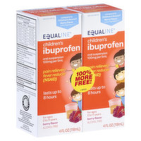 Equaline Ibuprofen, Children's, 100 mg, Oral Suspension, Berry Flavor, 2 Each