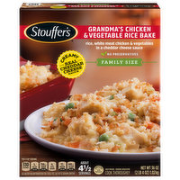 Stouffer's Rice Bake, Grandma's Chicken & Vegetable, Family Size, 36 Ounce