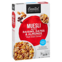 Essential Everyday Cereal, Multi Grain, Muesli with Raisins, Dates & Almonds, 15.3 Ounce