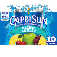 Capri Sun Pacific Cooler Mixed Fruit Naturally Flavored Juice Drink Blend, 10 Each