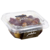 Delallo Pitted Olives Jubilee, 7 Ounce