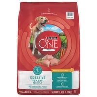 Purina One +Plus Dog Food, Digestive Health Formula, Adult, 16.5 Pound